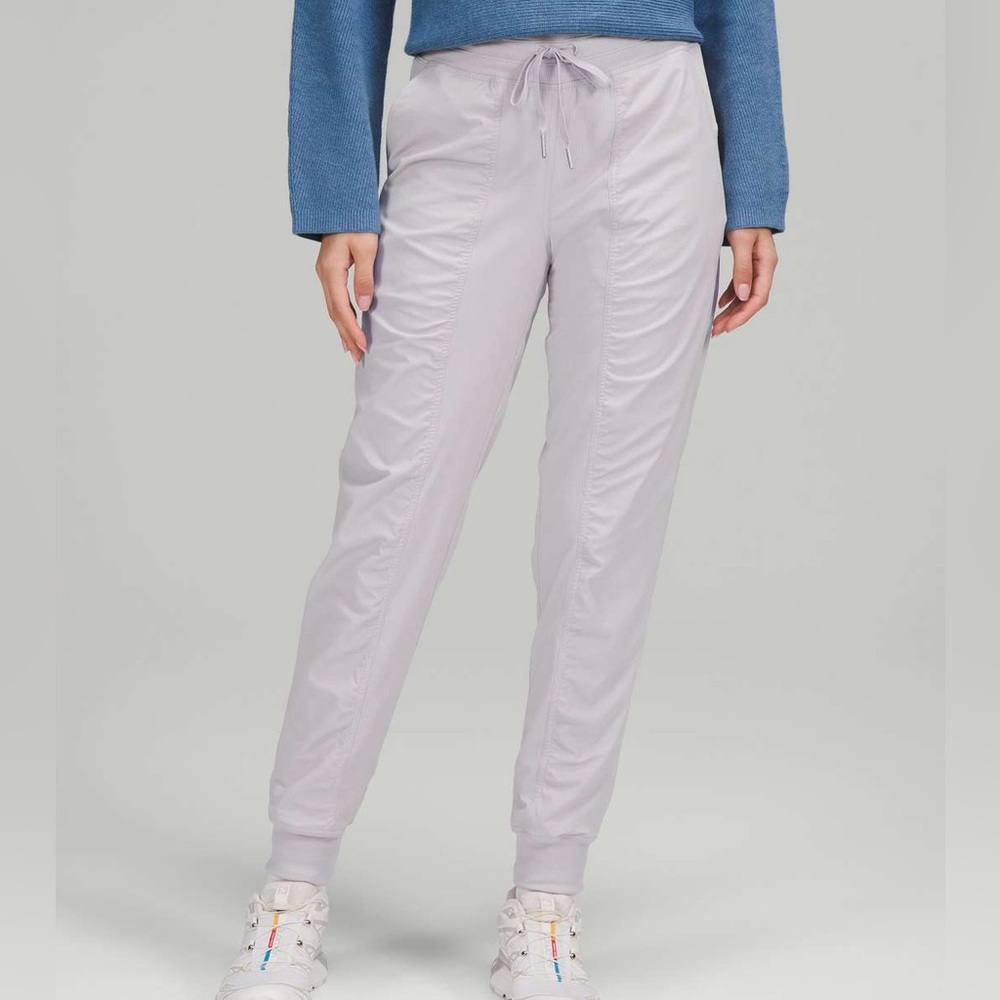 lululemon dance studio joggers lined Chrome